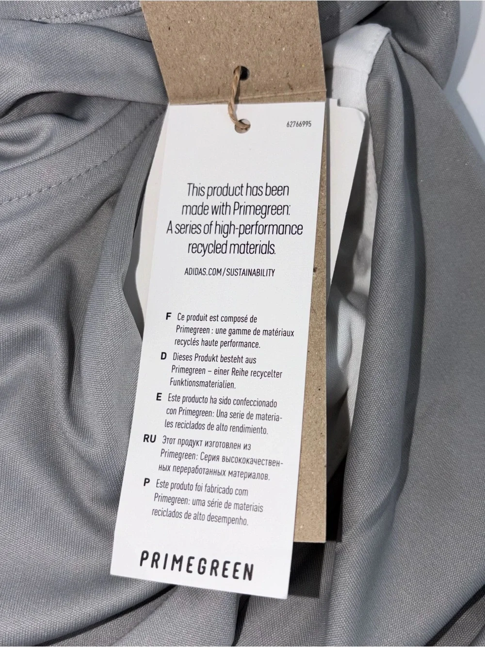Adidas Mens Hoodie Shirt - Thin Size Large NWT, $55 Retail - Icon Pulse, Gray